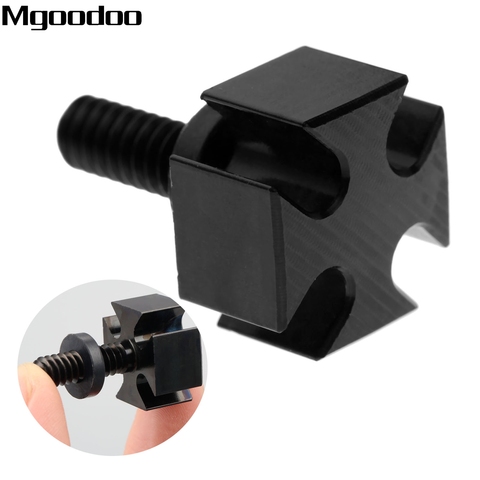 Boulons de siège arrière de moto en croix, écrous de vis de montage en aluminium adaptés pour Davidson 1996-2015 2016 2017 pièces de moto noires 6mm ► Photo 1/6