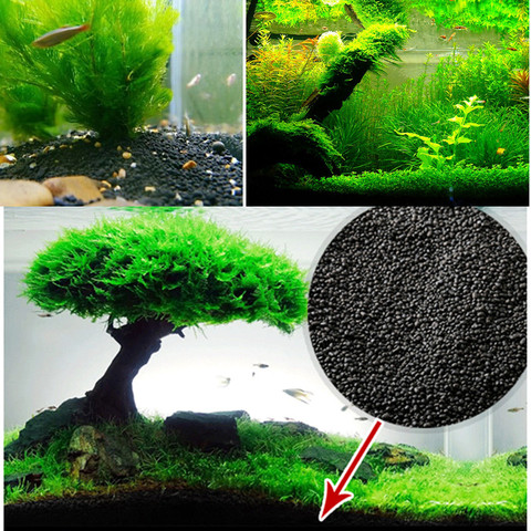 Substrat de plantes aquatiques, sol d'aquarium, herbe, Aquarium, Aquarium, croissance, fertilité, décoration de pelouse ► Photo 1/6