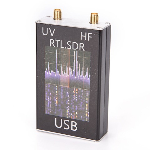 Récepteur de Radio de jambon 100 KHz-1.7 GHz pleine bande UV RTL-SDR récepteur de Tuner USB dongle USB avec RTL2832u R820t2 Radio de jambon RTL SDR ► Photo 1/6