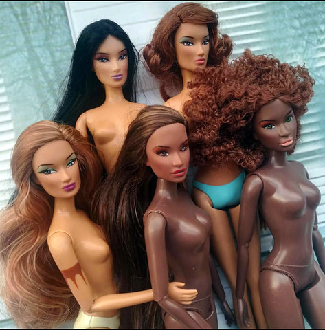 Tête de poupée, Collection limitée, Super modèle, jouet pour fille, habillage bricolage DIY ► Photo 1/6
