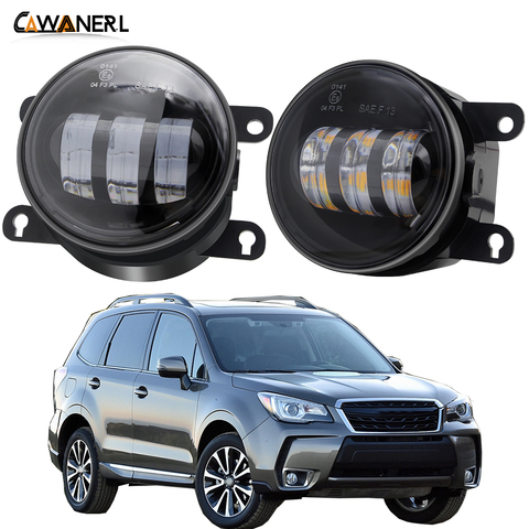 Phare antibrouillard pour pare-choc avant de voiture, pour Subaru Forester 2013 2014 2015 2016 2017 DRL 30W 6000LM 12V ► Photo 1/6