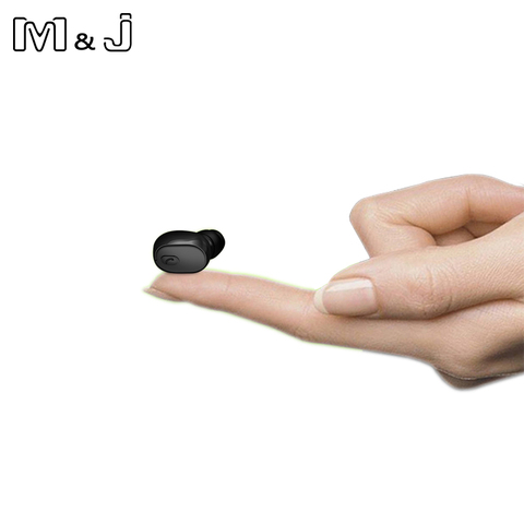 M & J Q1 Mini Voiture Appels Sans Fil Invisible Wphone Bluetooth 4.1 Le Bruit des Écouteurs Annulation Écouteurs Avec Micro Pour Lecteur ► Photo 1/1