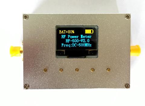 Nouveau compteur de puissance 10GHz 100 KHz-10000 MHz OLED RF-60 ~ 0dBm Sofware valeur d'atténuation RF ► Photo 1/5