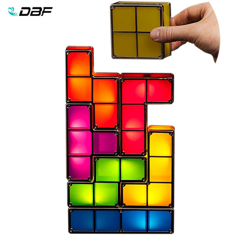 Tetris - Lampe Blocs Lumineux
