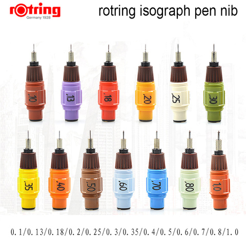 Rotring-stylo isographe plume de remplacement, 0.1mm-1.0mm, 1 pièce ► Photo 1/3