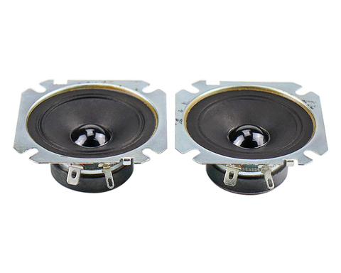 Pièces de réparation de haut-parleur d'unité de haut-parleur de Tweeter de 62mm pour l'audio à la maison haut-parleur aigu de 2.5 pouces 6ohm 30-60W cadre en métal de cône de Pape 2pc ► Photo 1/6