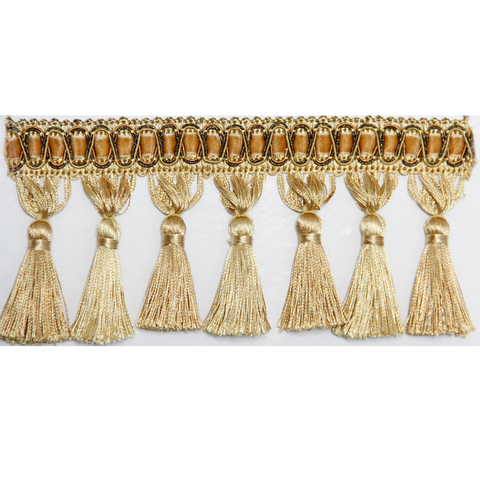 Rideau à franges avec sac de 6 mètres, garniture en dentelle, décoration ► Photo 1/6
