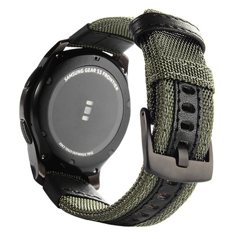 Bracelet de montre en nylon pour huami Amazfit GTR, 47mm, pour Xiaomi Amazfit pace Stratos 3 2 2S, pour garmin vivoactive 4 ► Photo 1/6