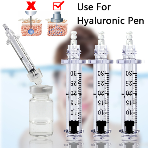 Aiguille d'ampoule de seringue de stylo hyaluronique de remplissage de lèvre de 50pcs 0.3ml pour les seringues d'eau de retrait de ride d'injection de lèvre d'acide hyaluronique ► Photo 1/6