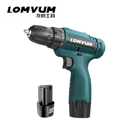 LOMVUM – Mini tournevis électrique sans fil 12V, chargement de batterie supplémentaire, perceuse électrique, outil électrique ► Photo 1/5