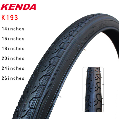 Kenda – pneu en acier k193 pour vélo de route, pour vtt, 14, 16, 18, 20, 24, 26 pouces, 1.25, 1.5, 1.75, 1.95, 20x1-1/8, 26x1-3/8 ► Photo 1/6