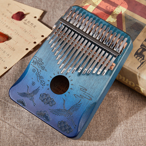 Cega Kalimba 17 clés acajou pouce Piano 17 Llaves Mbira Instrument de musique afrique instruments de musique Piano à doigts ► Photo 1/6