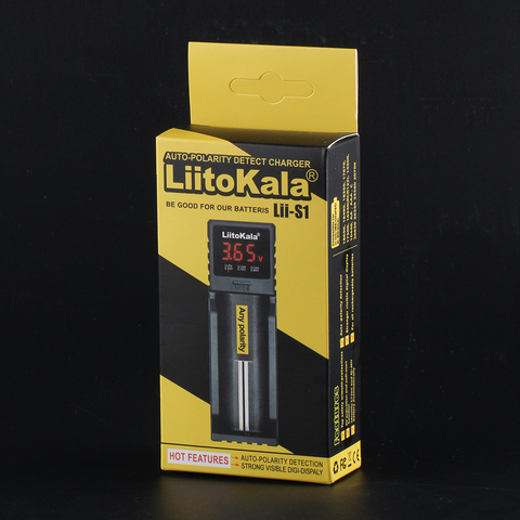LiitoKala – chargeur de batterie lii-S1 18650, pour 26650 16340 RCR123 14500 LiFePO4 1.2V Ni-MH ni-cd, chargeur intelligent ► Photo 1/1