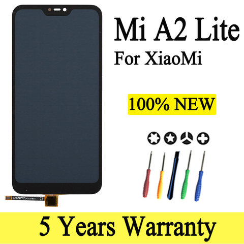 Lcd pour Xiaomi Mi A2 Lite écran LCD avec cadre numériseur affichage écran tactile remplacement pour Xiaomi MiA2 Lite A2Lite affichage ► Photo 1/6