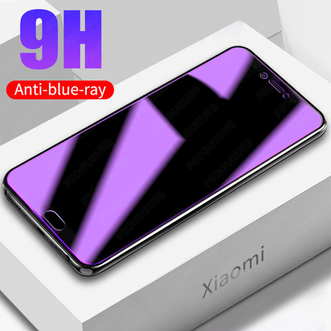 Verre trempé Anti-bleu pour Xiaomi Redmi Note 9 Pro protecteur d'écran pour Xiomi Redmi Note 8 9s Mi 9T A3 9 Lite Poco M2 ► Photo 1/6