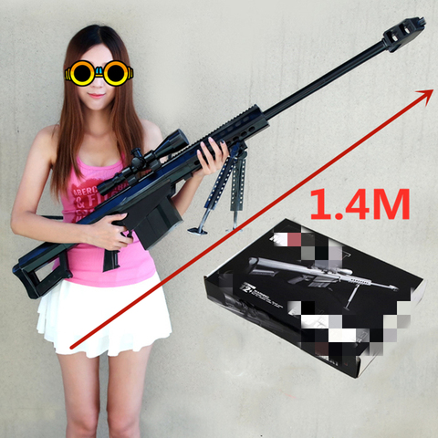 Fusil de Sniper 3D échelle 1:1 M82A1 12,7 mm, livraison gratuite de modèles d'armes à feu en jouets, kit de cosplay en papier pour enfants et adultes ► Photo 1/6