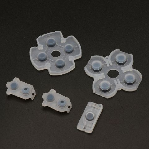 Pour Playstation 4 PS4 contrôleur tampons en caoutchouc de Silicone conducteur pour Dualshock 4 JDS JDM 030 D boutons de protection ► Photo 1/5