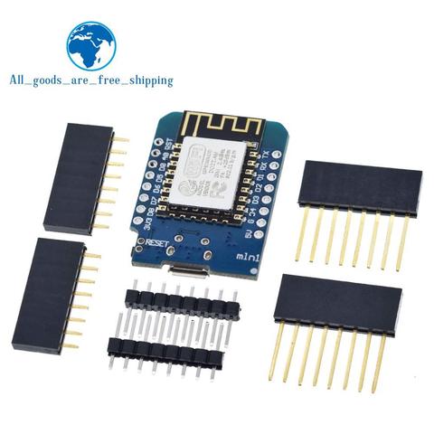 ESP8266 ESP-12 ESP-12F CH340G CH340 V2 USB WeMos D1 Mini carte de développement WIFI D1 Mini NodeMCU Lua IOT carte 3.3V avec broches ► Photo 1/6