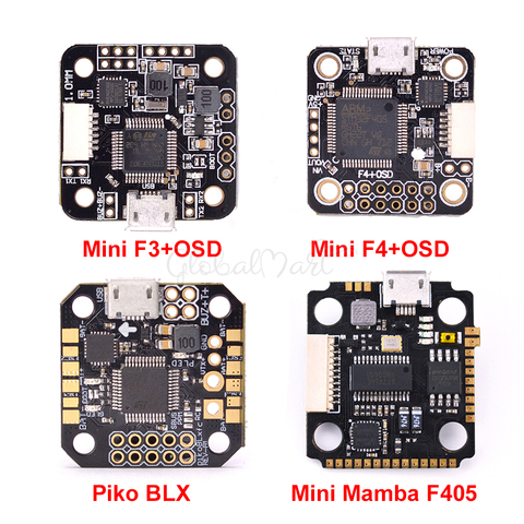 Carte contrôleur de vol Mini flytour ELF88 MD90 DK80 90mm, Mini F3 / F4 / Mamba F405, Micro OSD / Piko BLX intégré ► Photo 1/6