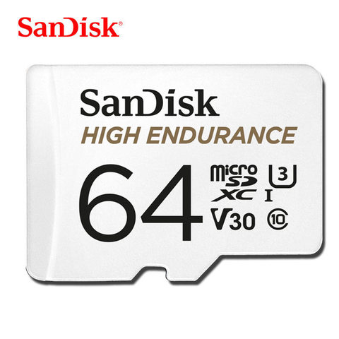 SanDisk – carte microSDHC/sdxc de surveillance vidéo, 32 go/64 go/128 go, 100 mo/s, TF, pour la Navigation et les caméscopes, haute résistance ► Photo 1/6