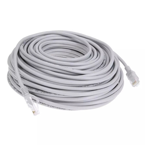 Câble Ethernet haute vitesse Cat5e RJ45 réseau LAN câble ordinateur routeur ordinateur 1M / 5M / 10M / 15M / 30M / 50M / 100M ► Photo 1/6