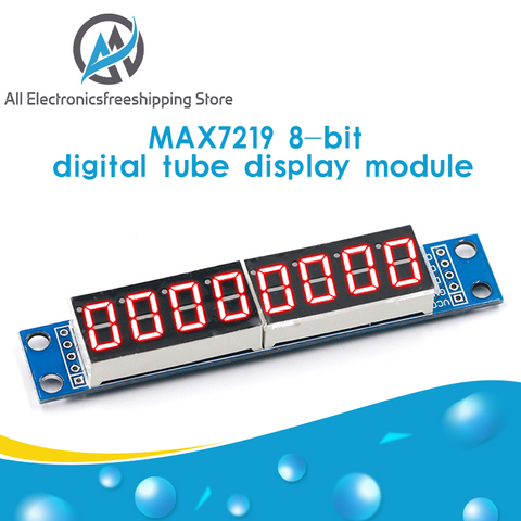 MAX7219 CWG Module de contrôle d'affichage de Tube numérique à 8 chiffres rouge trois IO pour Arduino ► Photo 1/6