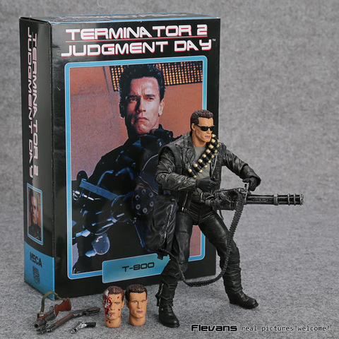 NECA figurine d'action Arnold Schwarzenegger en PVC, Terminator 2: jour du jugement, T-800, jouet modèle à collectionner, 7 pouces, 18cm ► Photo 1/6