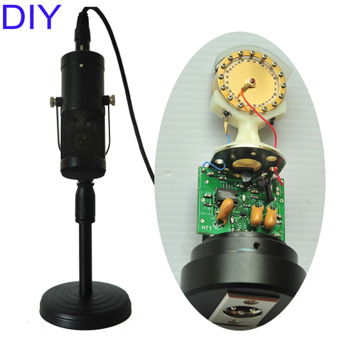 Microphone à condensateur OPAMP à Capsule dorée de 32mm, support de reproduction sonore authentique, DIY ► Photo 1/6