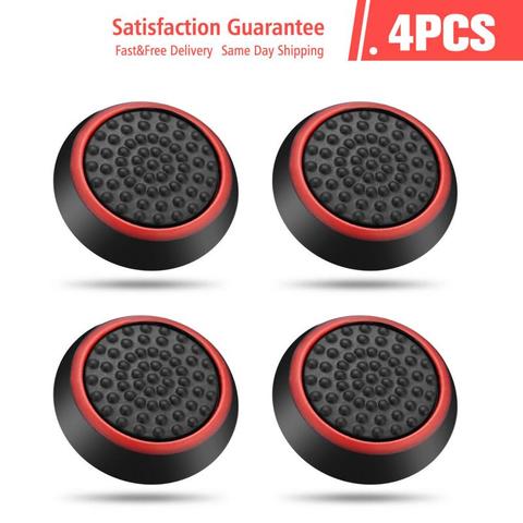 4 pièces/10 pièces anti-dérapant Silicone analogique Joystick pouce bâton poignée casquettes housses pour PS3 Xbox 360 Xbox One contrôleur ► Photo 1/6