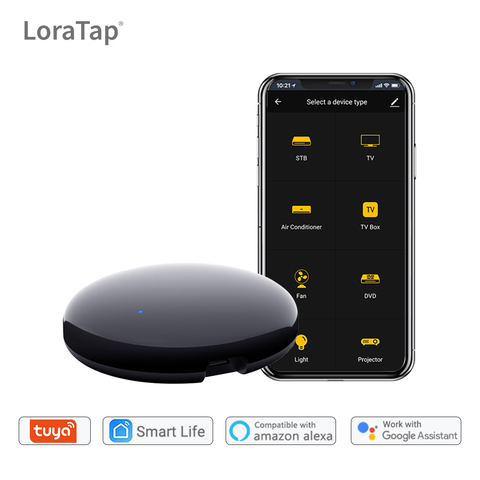 Smart Life-télécommande universelle wi-fi/IR, ventilateur pour TV, compatible avec Google Home, Amazon et Alexa Echo ► Photo 1/6