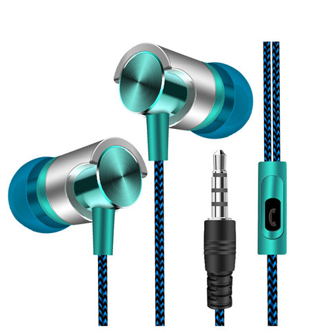 Nouveau écouteur universel 3.5mm dans l'oreille stéréo écouteurs intégré microphone haute qualité filaire écouteurs pour téléphone portable en stock O10 ► Photo 1/6