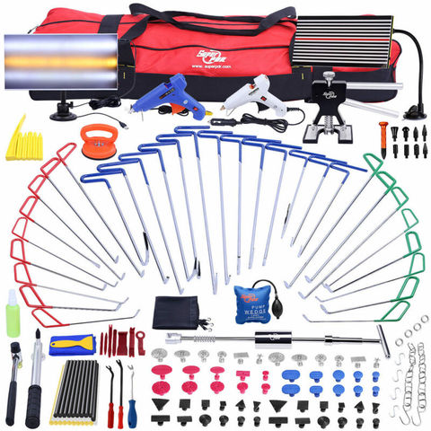 RDP De Dent De Voiture Outils De Réparation Débosseleur LED Ligne Conseil Crewbars Marteau En Caoutchouc Pompe Wedge Débosselage Outils Induction Outil de Chauffage ► Photo 1/6