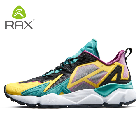 RAX hommes chaussures de course nouvelle marque femmes chaussures de Sport respirant Air semelle maille à lacets en plein Air de haute qualité chaussures formateur Sneaker ► Photo 1/6