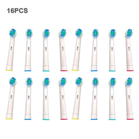 Têtes de brosse à dents électrique de rechange, 16 pièces, pour Bra-un oral A B D12,D16,D29,D20,D32,OC20,D10513, DB4510k 3744 3709 3757 ► Photo 1/6