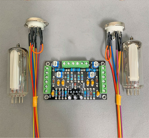 6E2 kit de carte de pilote de tube double canal indicateur de niveau fluorescent amplificateur d'entraînement bricolage Audio DC 12V ► Photo 1/5