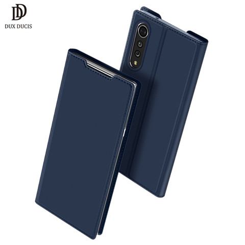 DUX DUCIS – portefeuille à rabat en cuir, série Pro, étui étui pour LG velours, 5G, couverture LM-G900N LM-G900EM avec fente pour cartes, accessoires ► Photo 1/6