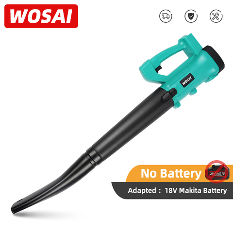 WOSAI mt-series souffleur d'air électrique sans fil pression du vent 5.4kpa souffleur de feuilles outils de jardin pour batterie au lithium 18V Makita ► Photo 1/6