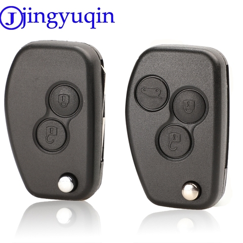 Jingyuqin – coque de clé de voiture 206 boutons, pour Renault Duster Logan Fluence Clio Kangoo Sandero, VAC102, 2/3 ► Photo 1/5