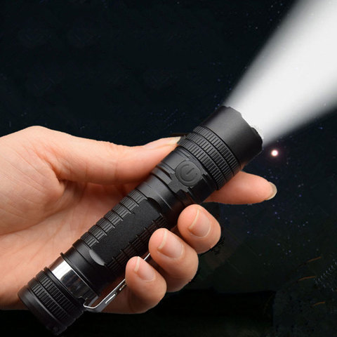 Lampe de poche S11 à lumière LED, Zoomable, torche 18650, usage extérieur, Camping, nouveau modèle, 1200lm ► Photo 1/6