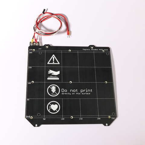 Pièces d'imprimantes 3d Clone Prusa i3 MK3, lit chauffant avec/pas de magnétique MK52 Option 24V / 12V ► Photo 1/6