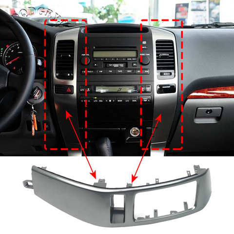 Pour Toyota Land Cruiser Prado 120 2003-2009 OE Instrument évent finition panneau garniture kit de réparation un seul ► Photo 1/5
