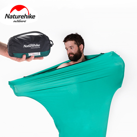 Naturehike – sac de couchage de haute qualité, voyage en plein air, haute élasticité, doublure Portable, drap de transport, hôtel, Anti-salissure, NH17N002-D ► Photo 1/6