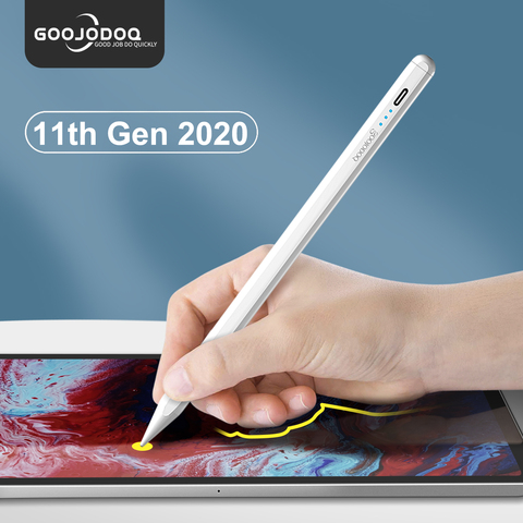 GOOJODOQ 11th Gen crayon pour iPad crayon paume rejet pour Apple crayon 2 1 iPad Pro 11 2022 Air 4 2022 7th 8th crayon ► Photo 1/6