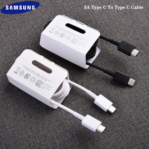 Samsung – câble USB type-c 3.1 5G Original pour recharge rapide, double cordon de chargeur usb-c pour Note 10 Plus S20 Ultra A51 A71 A91 ► Photo 1/6