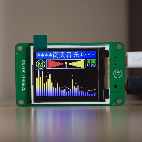 Spectre de musique 1.8 pouces module d'écran couleur TFT VU module d'affichage d'effet visuel Audio 160 * 128RGB F10-010 ► Photo 1/6