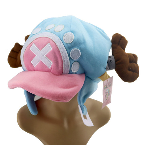 Chapeau en peluche de dessin animé One Piece, Tony Machete, chapeau d'hiver chaud, cadeau de dessin animé Hatgirl, COSPLAY, deuxième génération, chapeau de Chopper ► Photo 1/5