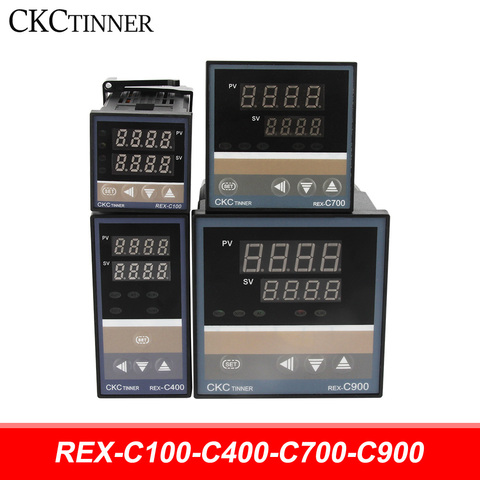 PID RKC numérique intelligent régulateur de température industrielle 220V relais REX-C100-C400-C700-C900 Thermostat SSR relais sortie ► Photo 1/6