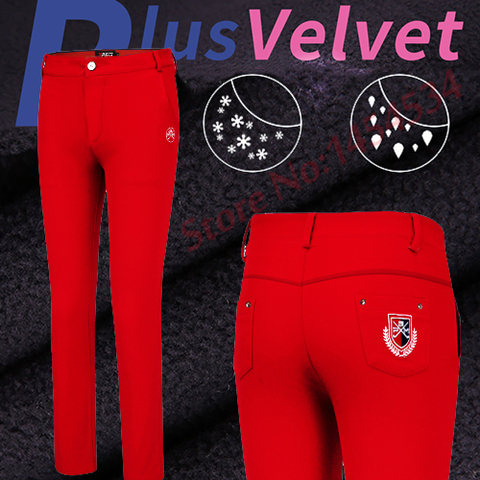 Envoyez des Scoks! Pantalon Slim en velours pour femme, vêtement de sport, de Tennis, de Golf, chaud, Long, collection automne-hiver XS-XXXL ► Photo 1/6