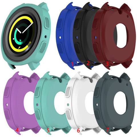 Coque de protection en Silicone souple pour Samsung Gear Sport R600, étui de remplacement corloré pour montre ► Photo 1/6