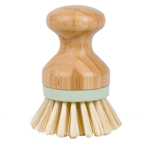 Brosse d'entretien avec manche en bois pour la cuisine, brosse pour la vaisselle, accessoire d'entretien de la maison ► Photo 1/6